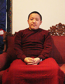 Khyenste Yangsi Rinpoche in Shechen Monastery, 2007 Photo courtesy of Jurek Schreiner